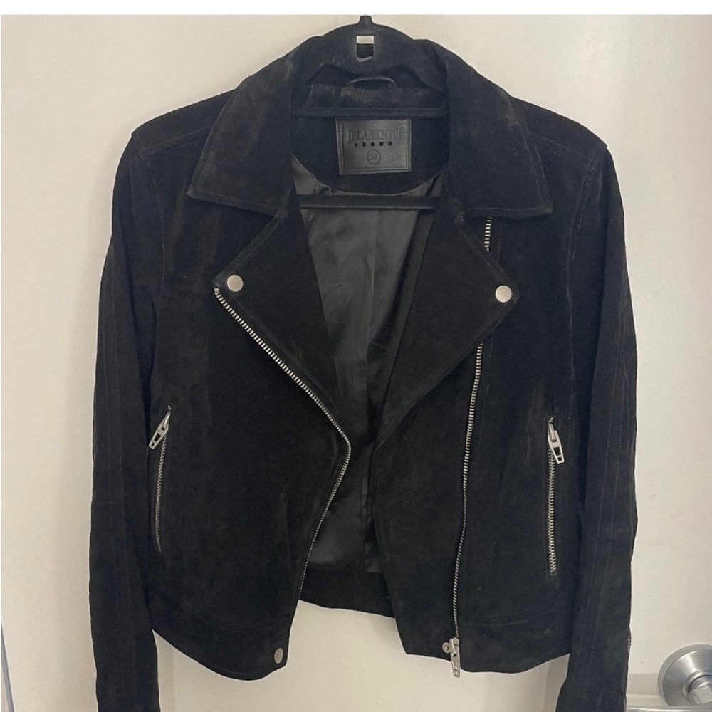 BLANK NYC SUEDE MOTO JACKET 🖤